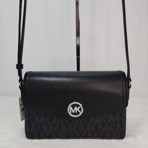 NWT Michael Kors Joey SM Crossbody, Black